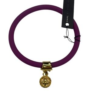 Marc Jacobs Purple and Gold Circular Bracelet